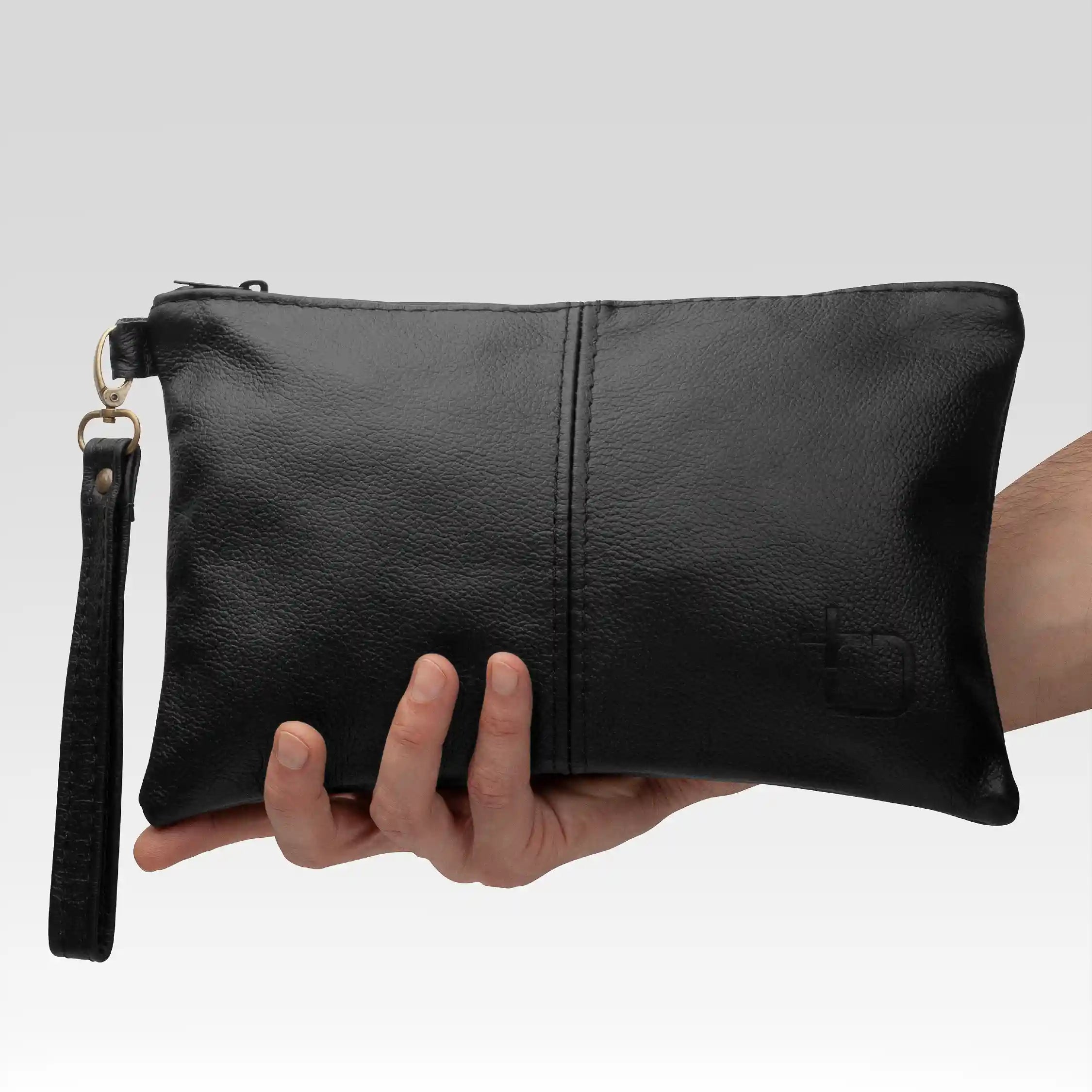 DermExcel™ | Black Genuine Leather Bag