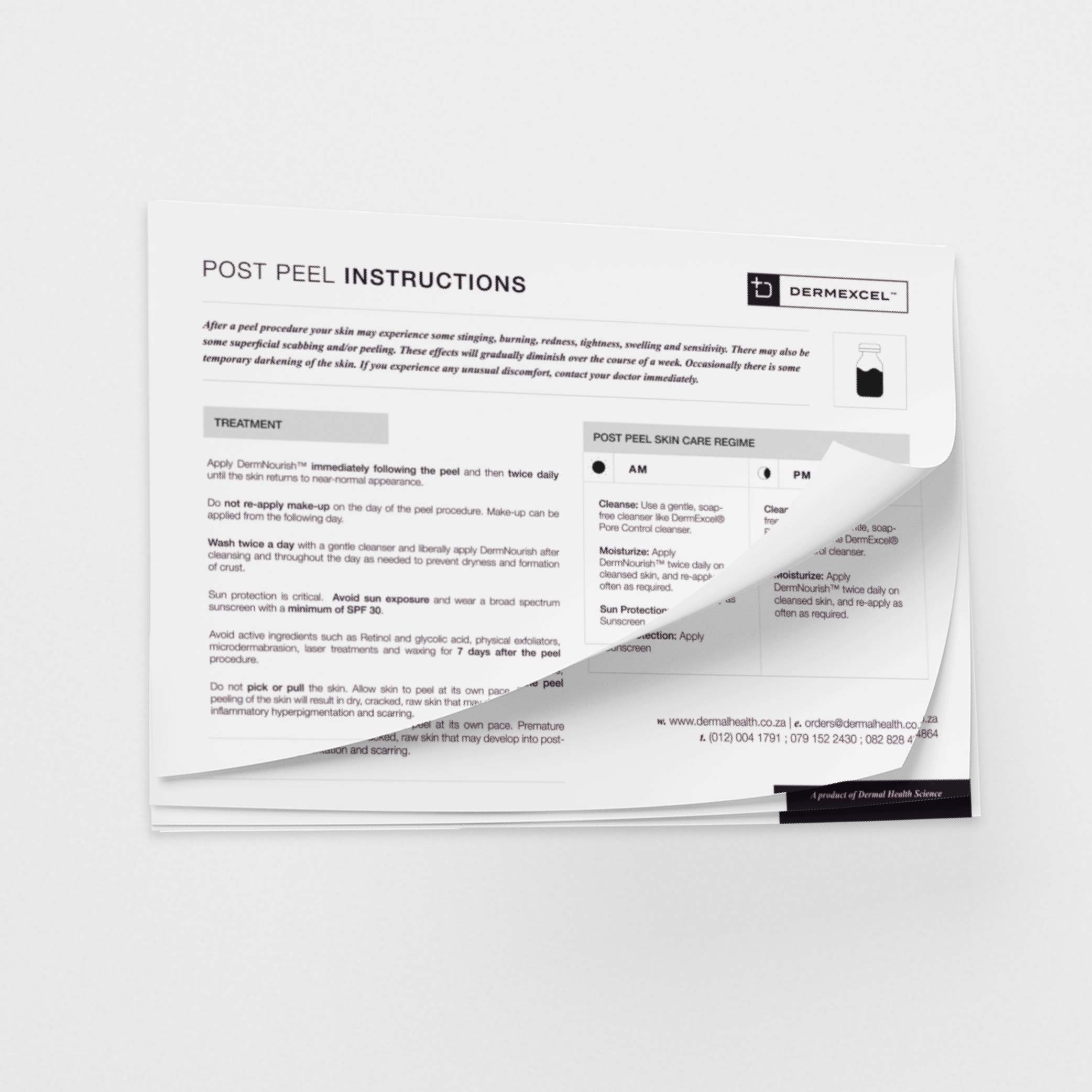 Post Peel Instructions